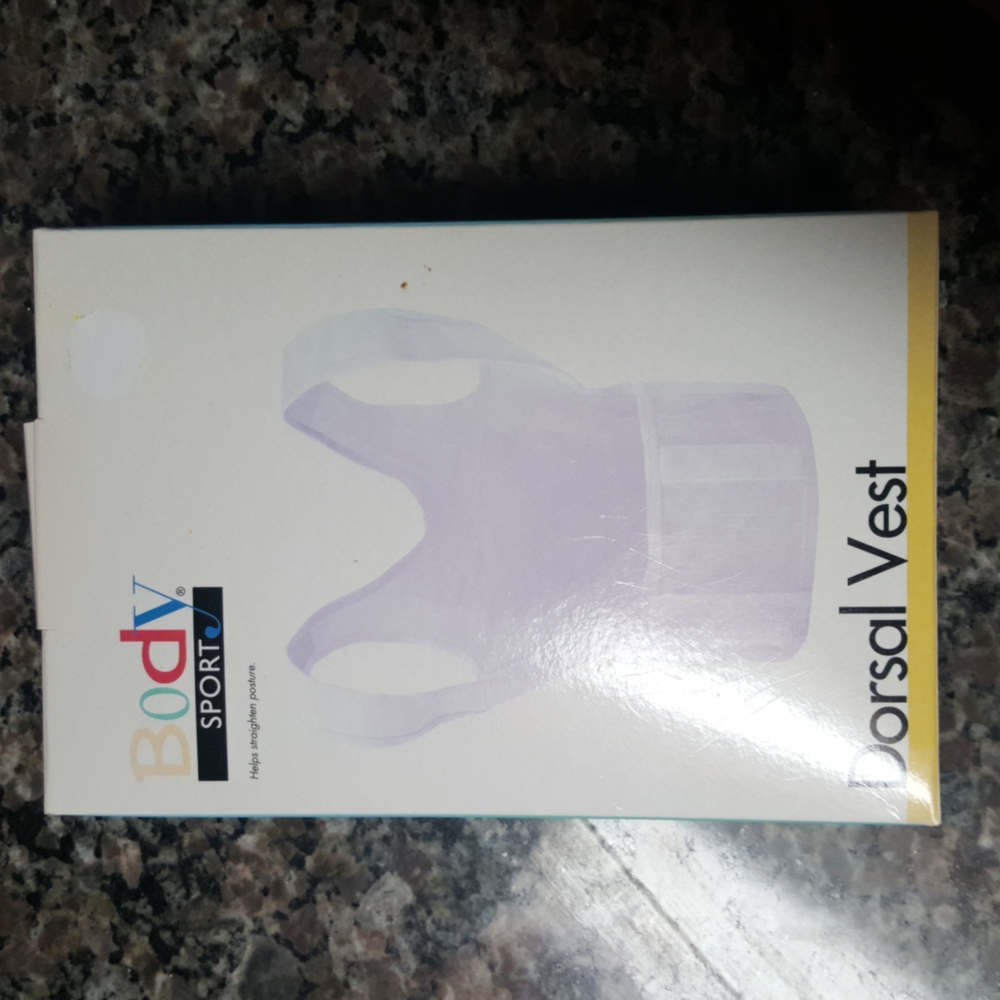 Body sport 3x large New in box dorsal vest reorder # Zrb1283X